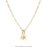 Yellow Gold Letter F
