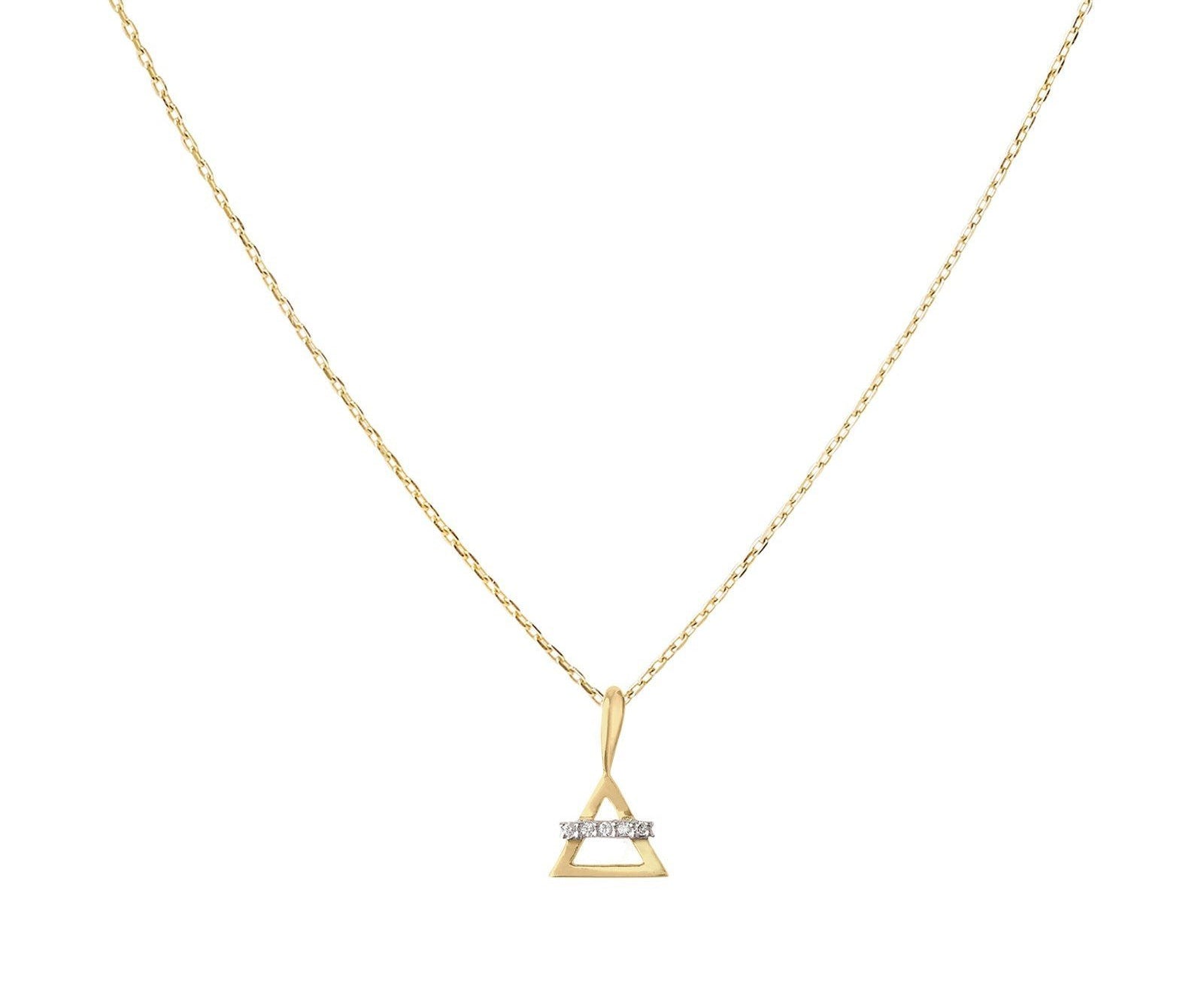 Picture of Luna Rae Solid 9k Gold Air Element Necklace