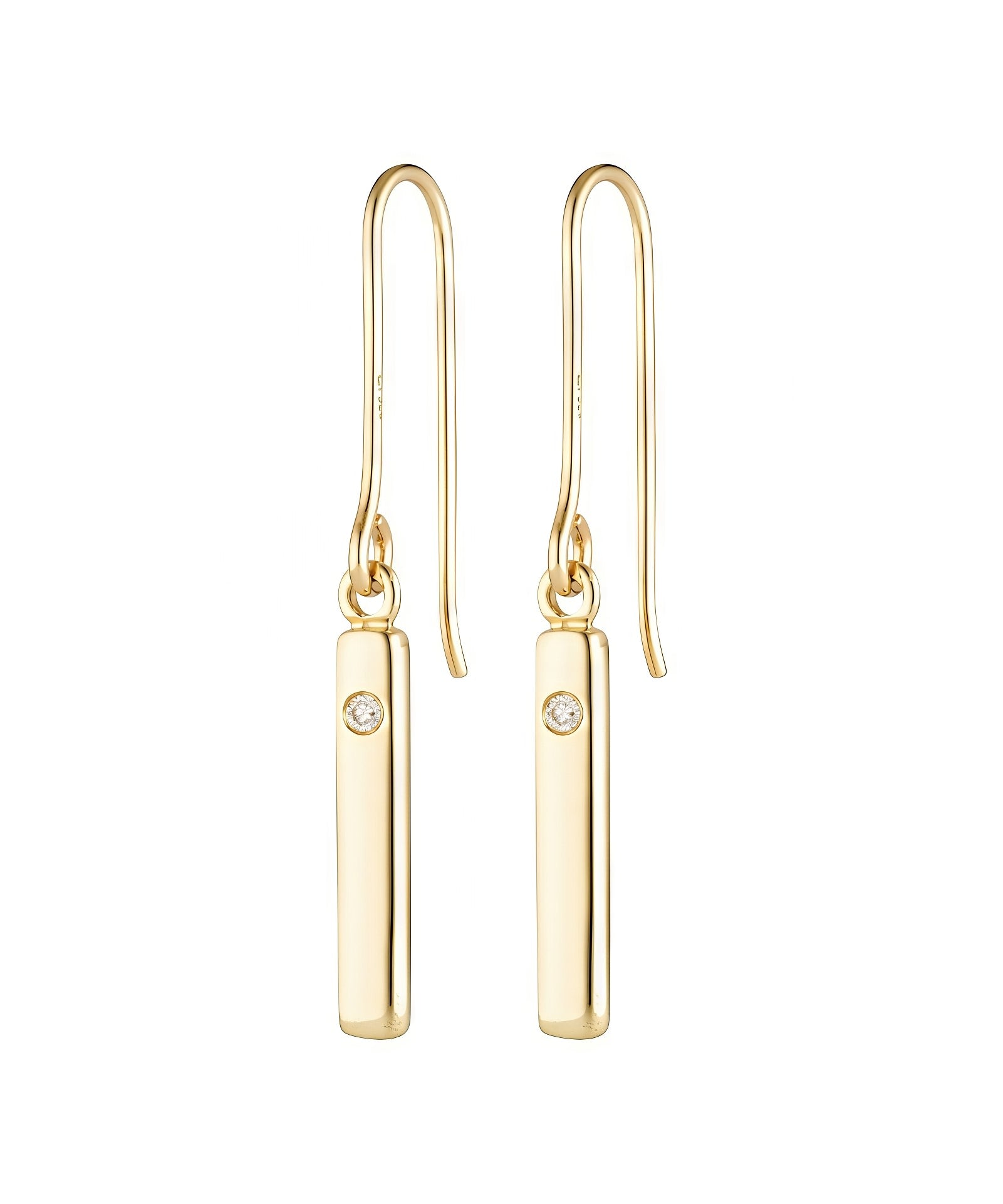 Picture of Luna Rae Solid 9k Gold Amore Earrings