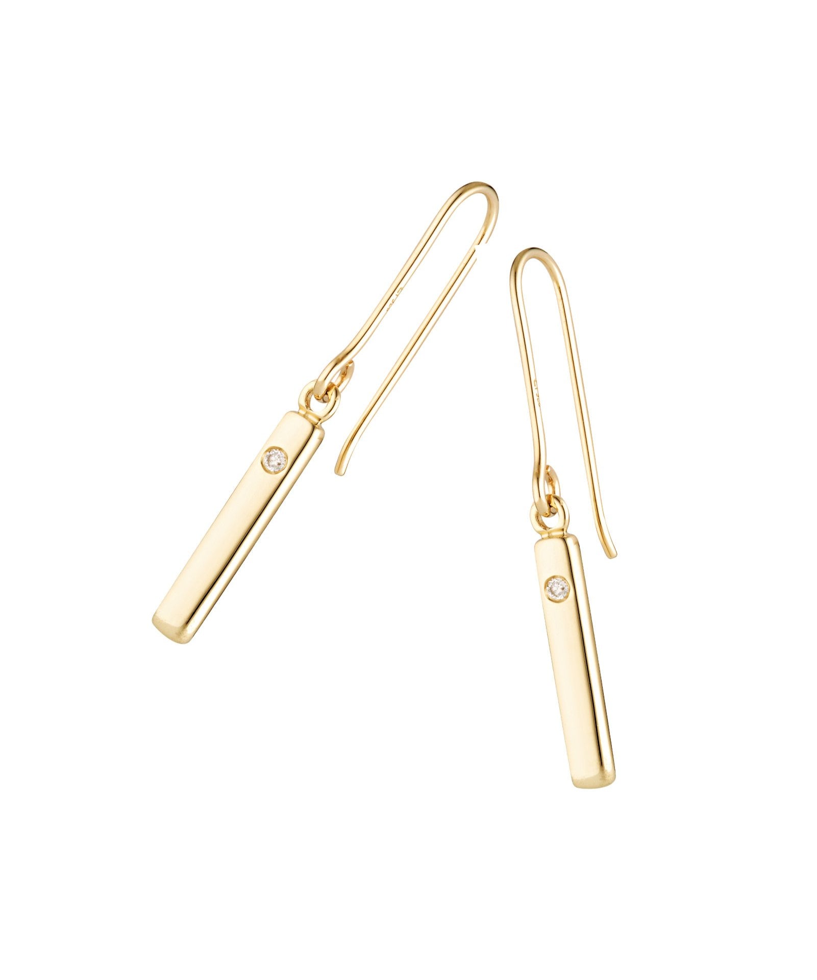 Picture of Luna Rae Solid 9k Gold Amore Earrings