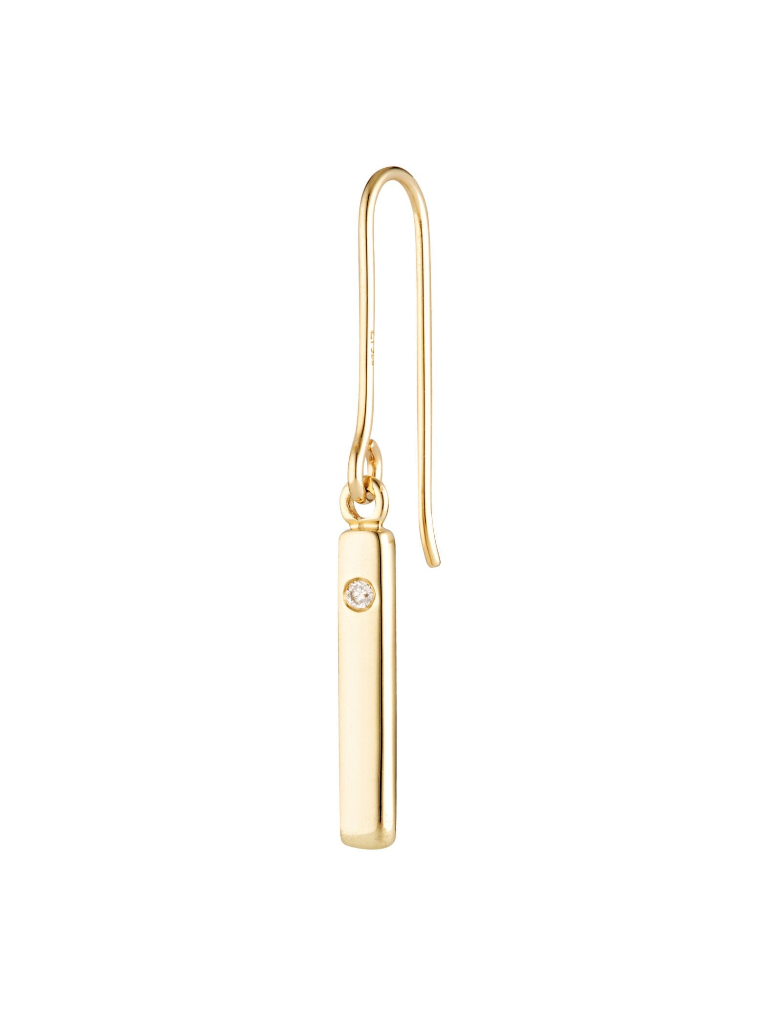 Picture of Luna Rae Solid 9k Gold Amore Earrings