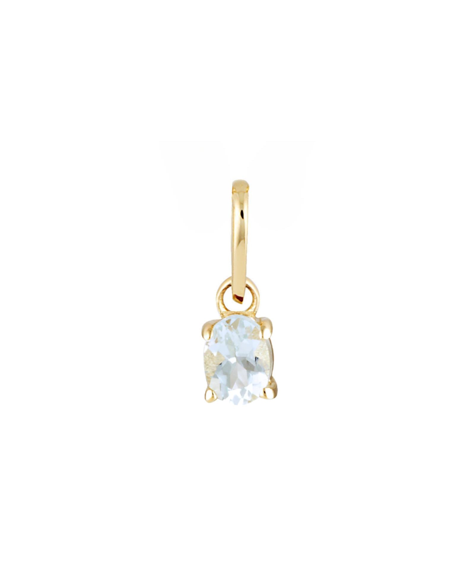 Picture of Luna Rae Solid 9k Gold Aquamarine Necklace