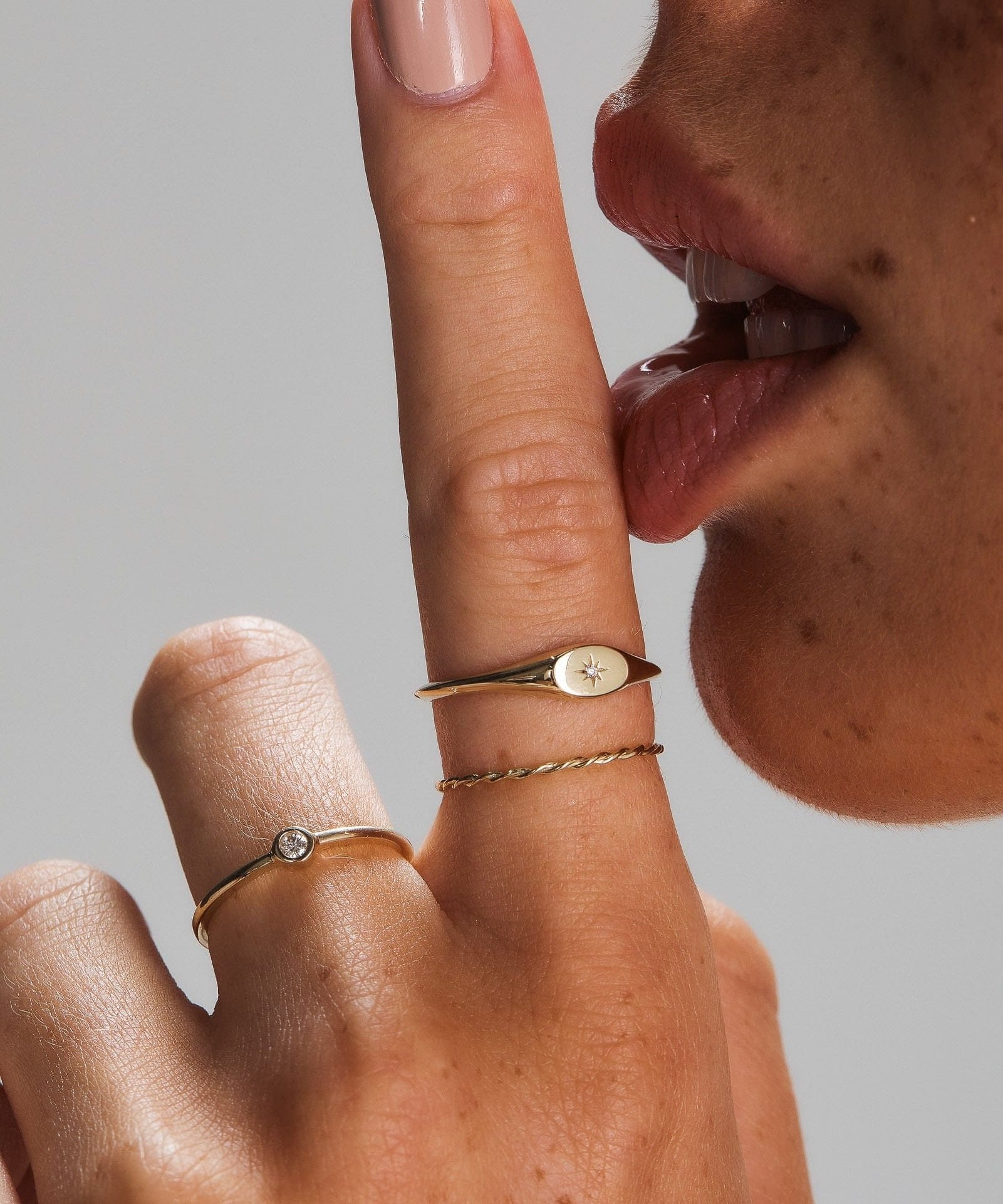 Picture of Luna Rae Solid 9k Gold Astra Ring