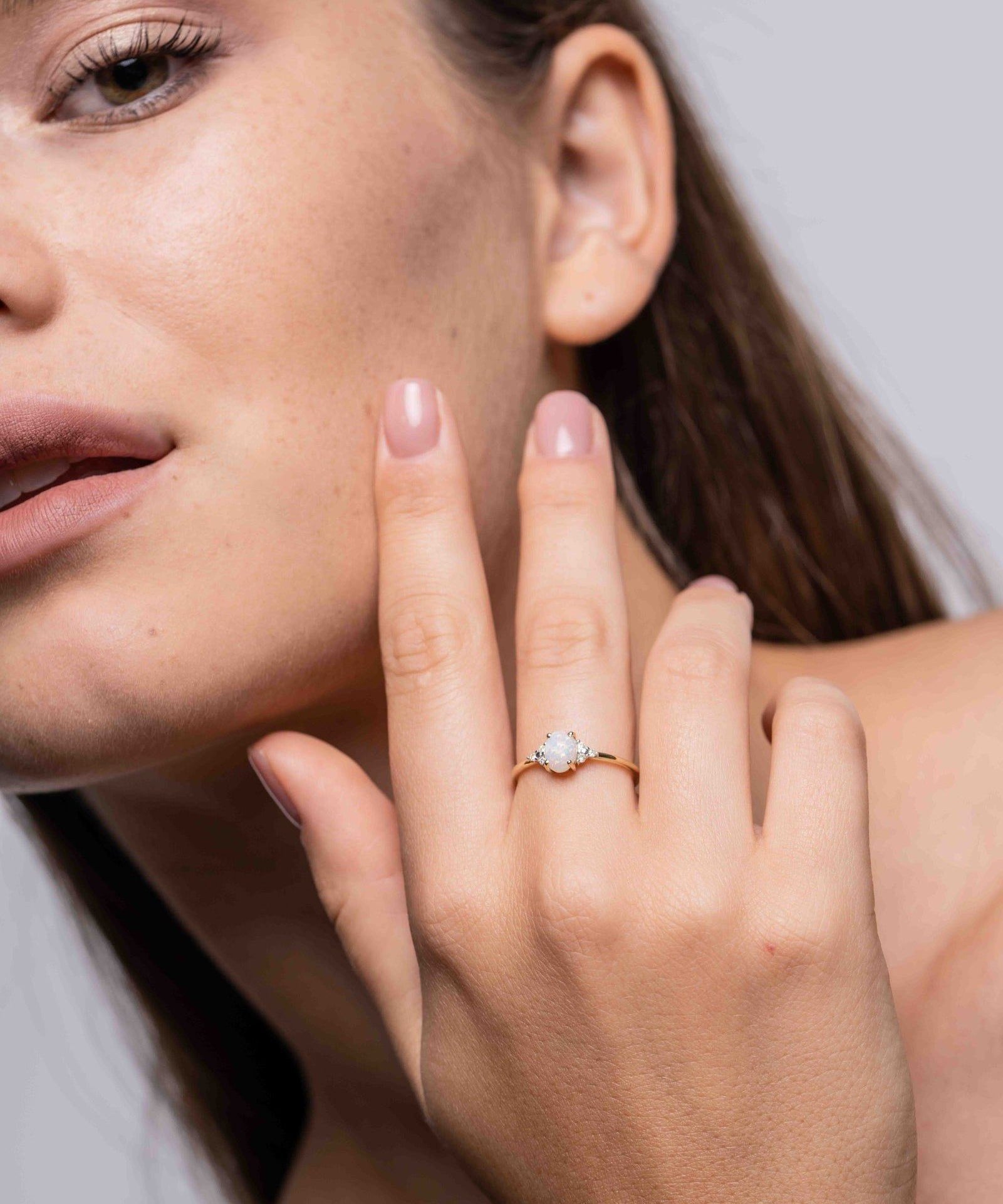 Picture of Luna Rae Solid 9k Gold Aurora Ring