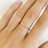 Baguette Diamond Trio Ring