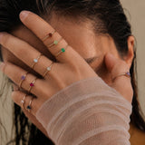 Yellow Gold Birthstone Ring