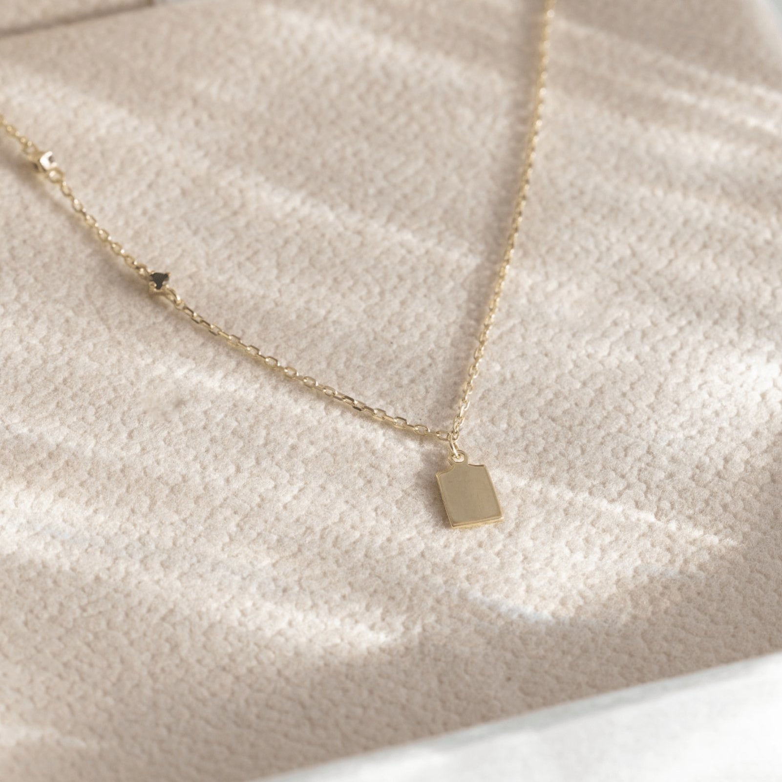 Picture of Luna Rae Solid 9k Gold Black Night Necklace