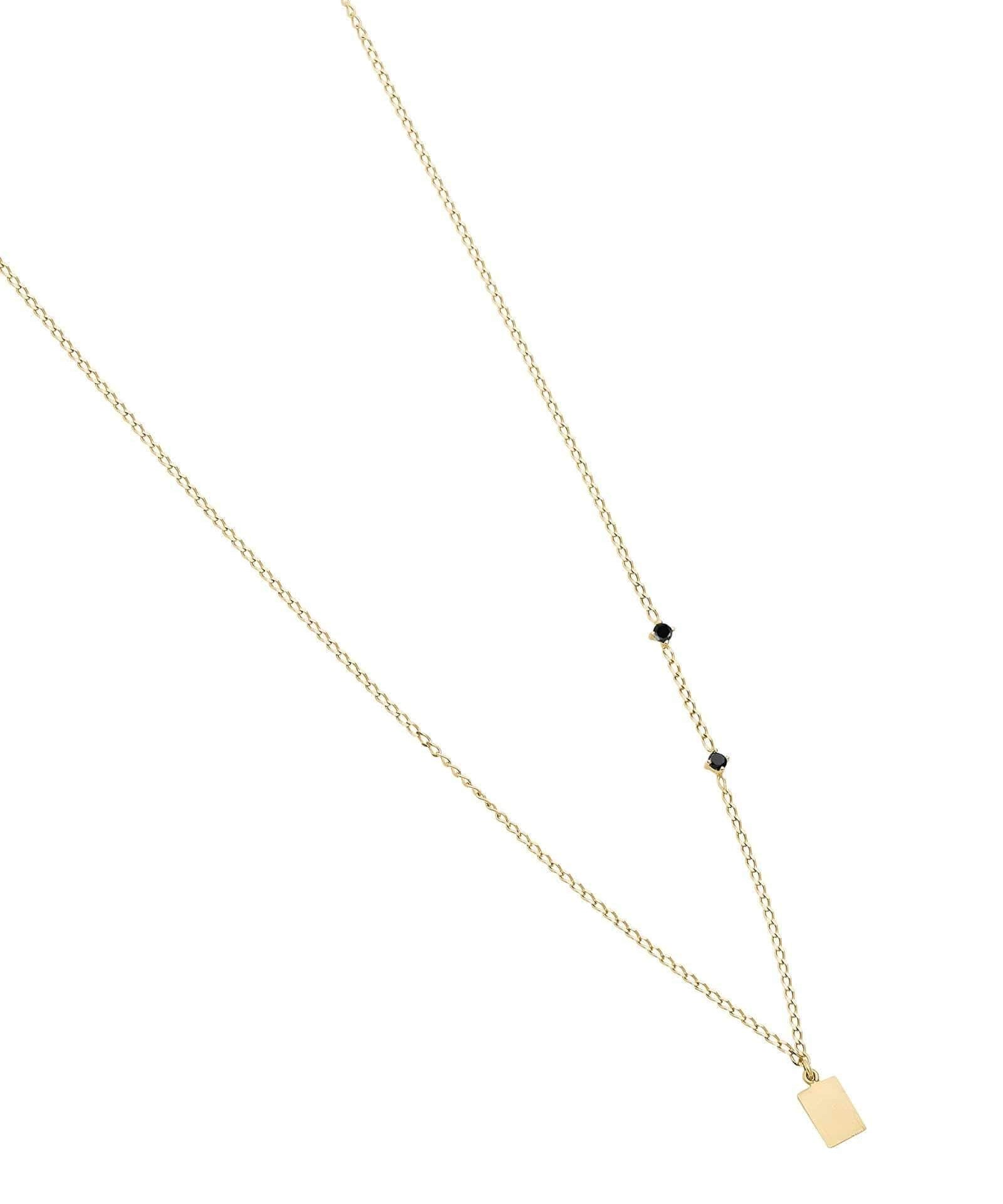 Picture of Luna Rae Solid 9k Gold Black Night Necklace