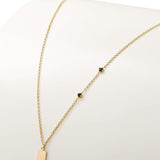 Picture of Luna Rae Solid 9k Gold Black Night Necklace