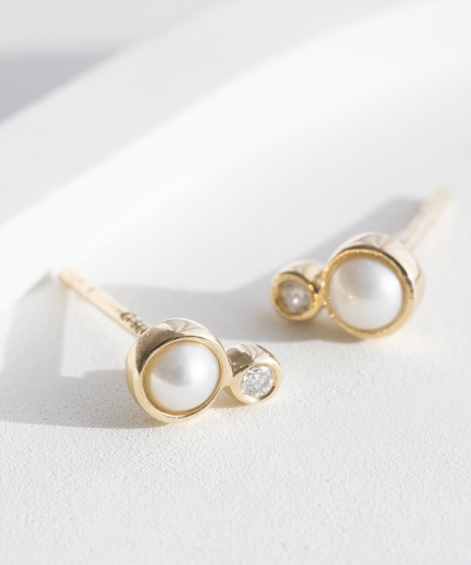 Picture of Luna Rae Solid 9k Gold Dara Studs