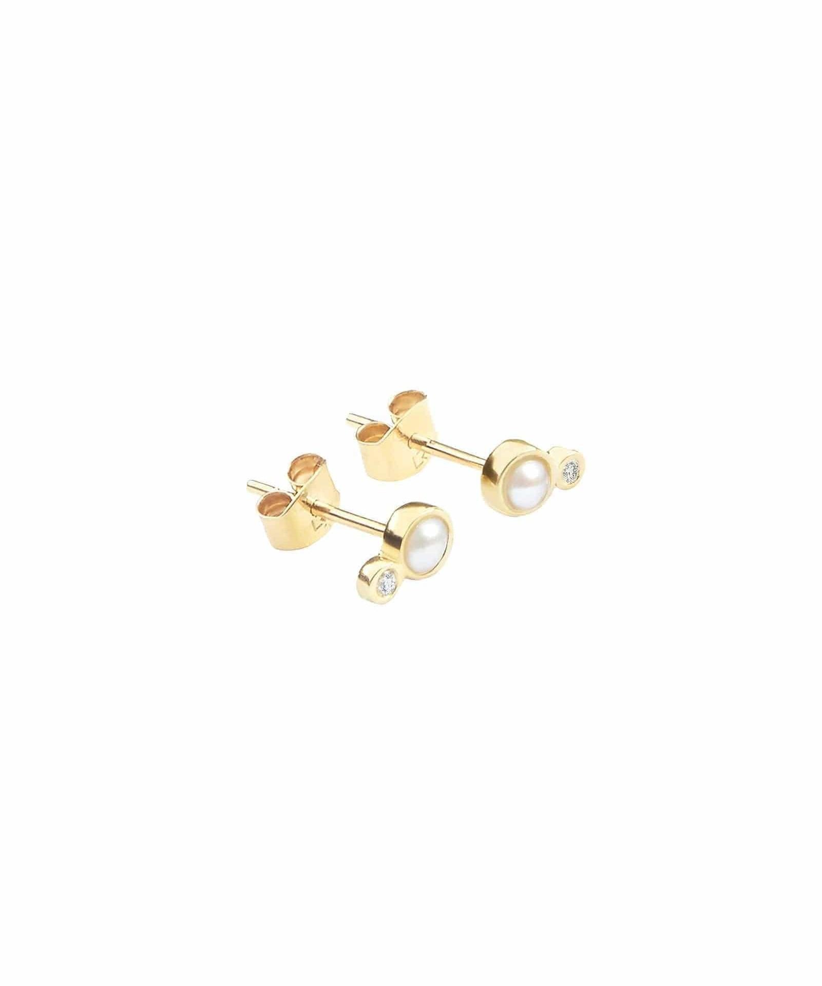Picture of Luna Rae Solid 9k Gold Dara Studs
