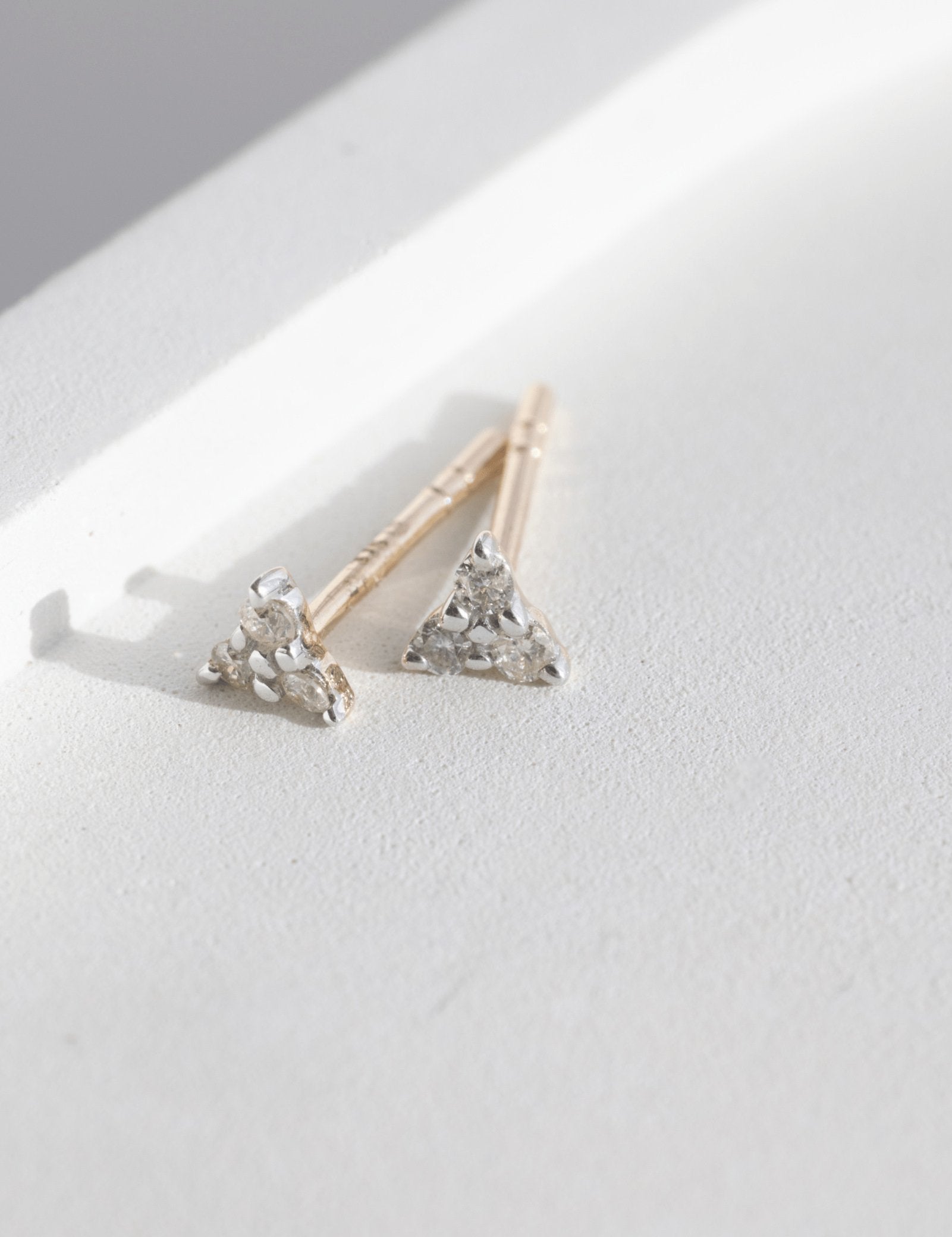 Picture of Luna Rae Solid 9k Gold Diamond Dancer Studs