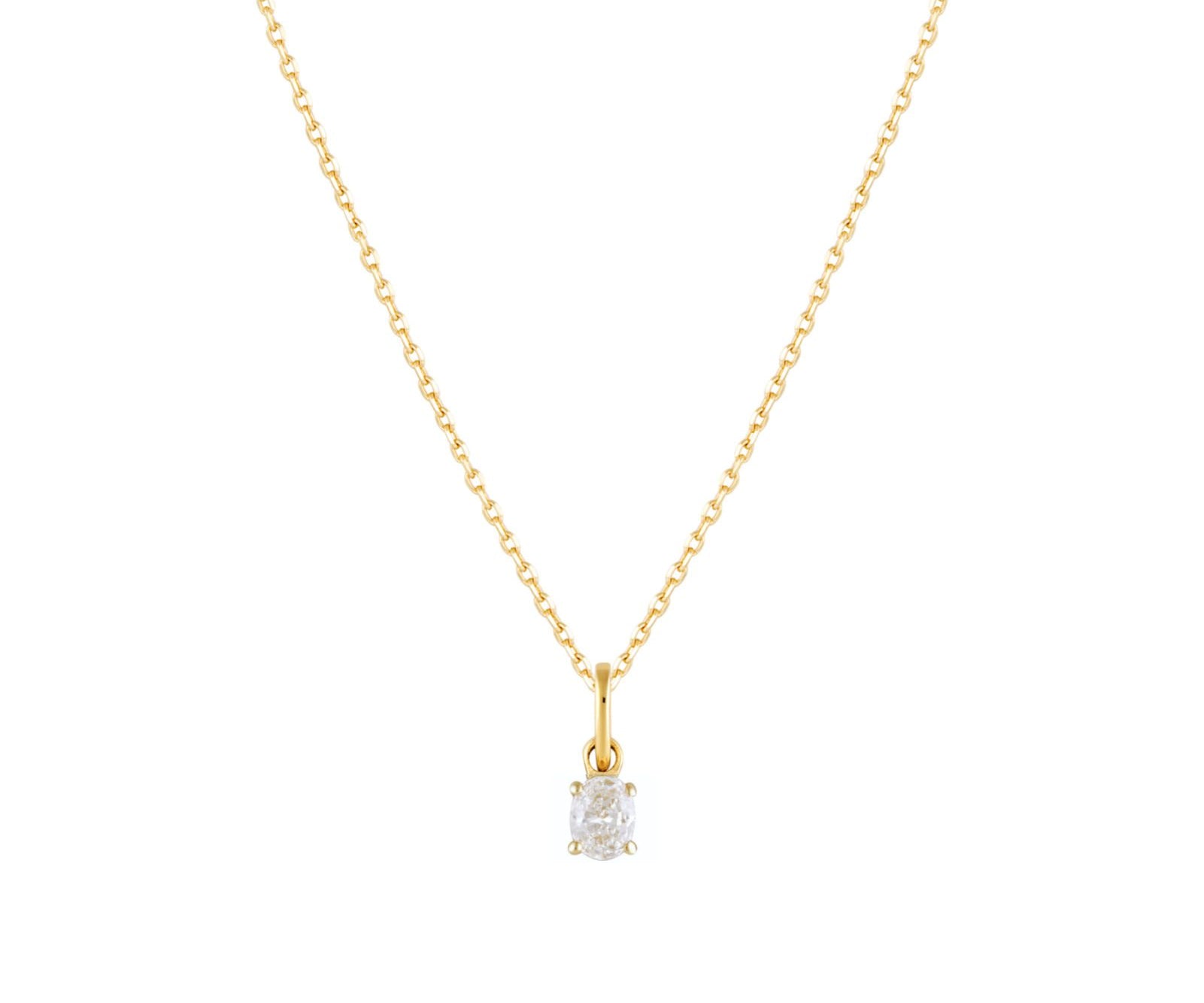 Picture of Luna Rae Solid 9k Gold Diamond Necklace