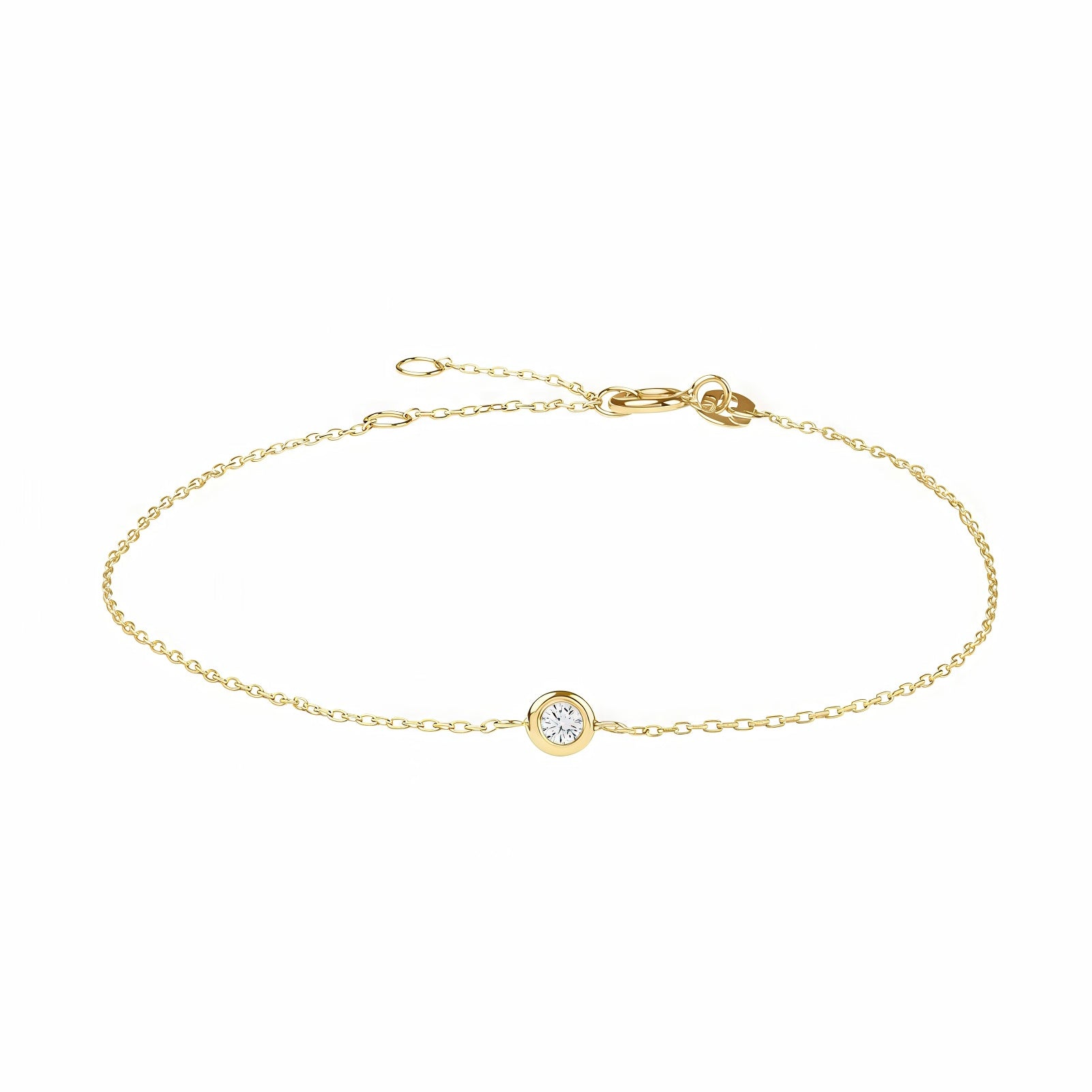 Picture of Luna Rae Solid 9k Gold Diamond Sky Bracelet