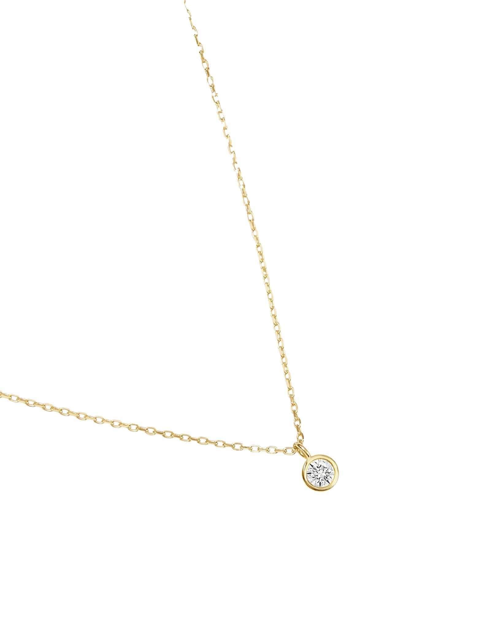 Picture of Luna Rae Solid 9k Gold Diamond Sky Necklace