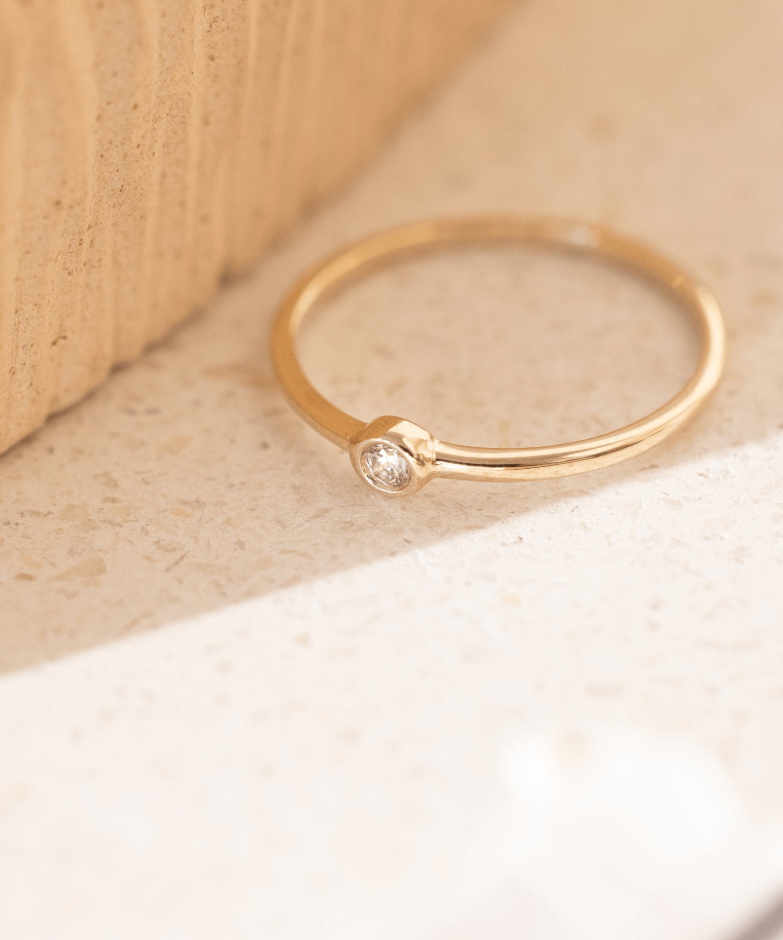 Picture of Luna Rae Solid 9k Gold Diamond Sky Ring