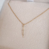 Diamond Wand Necklace