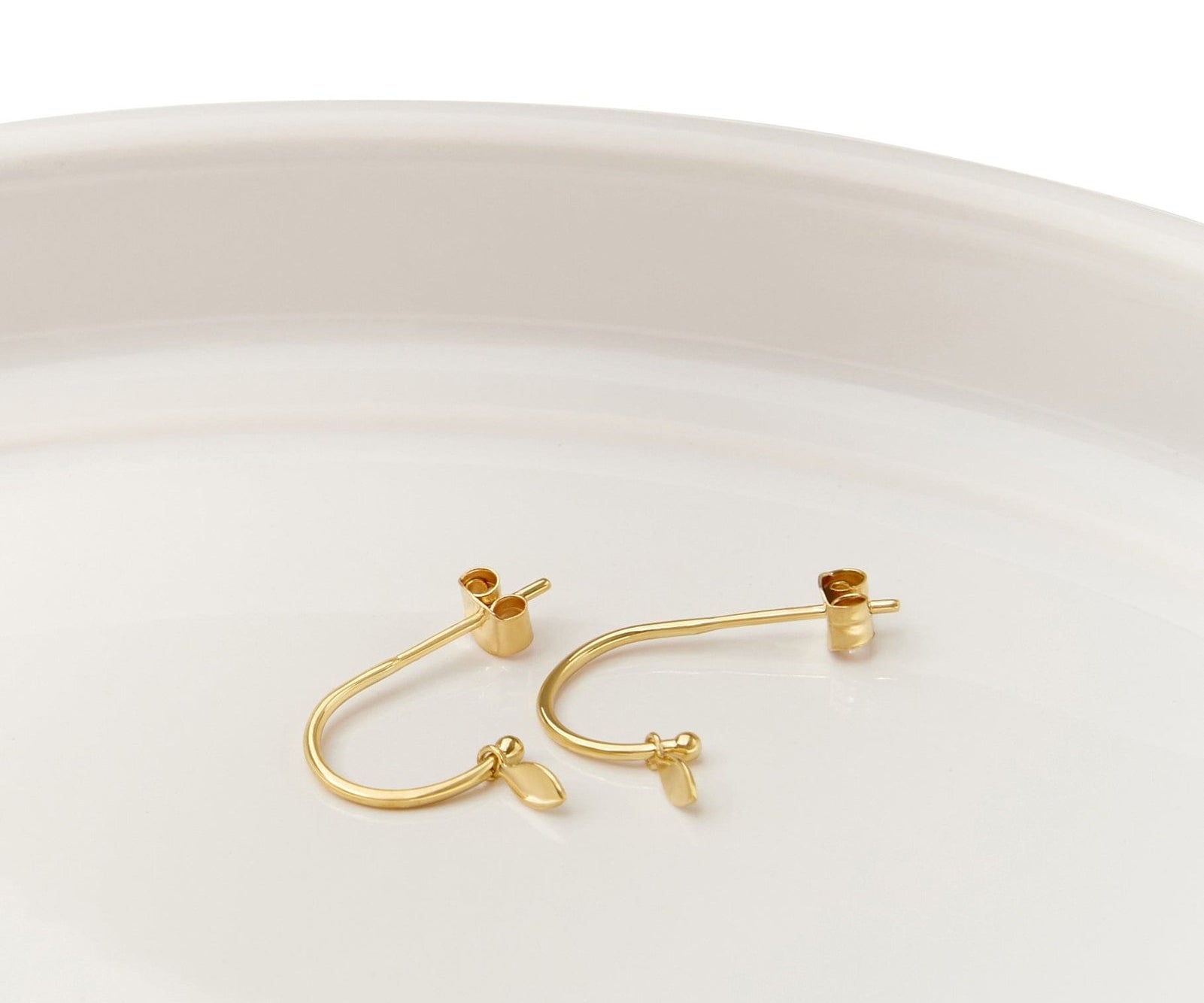 Picture of Luna Rae Solid 9k Gold Drops of Dawn Earrings