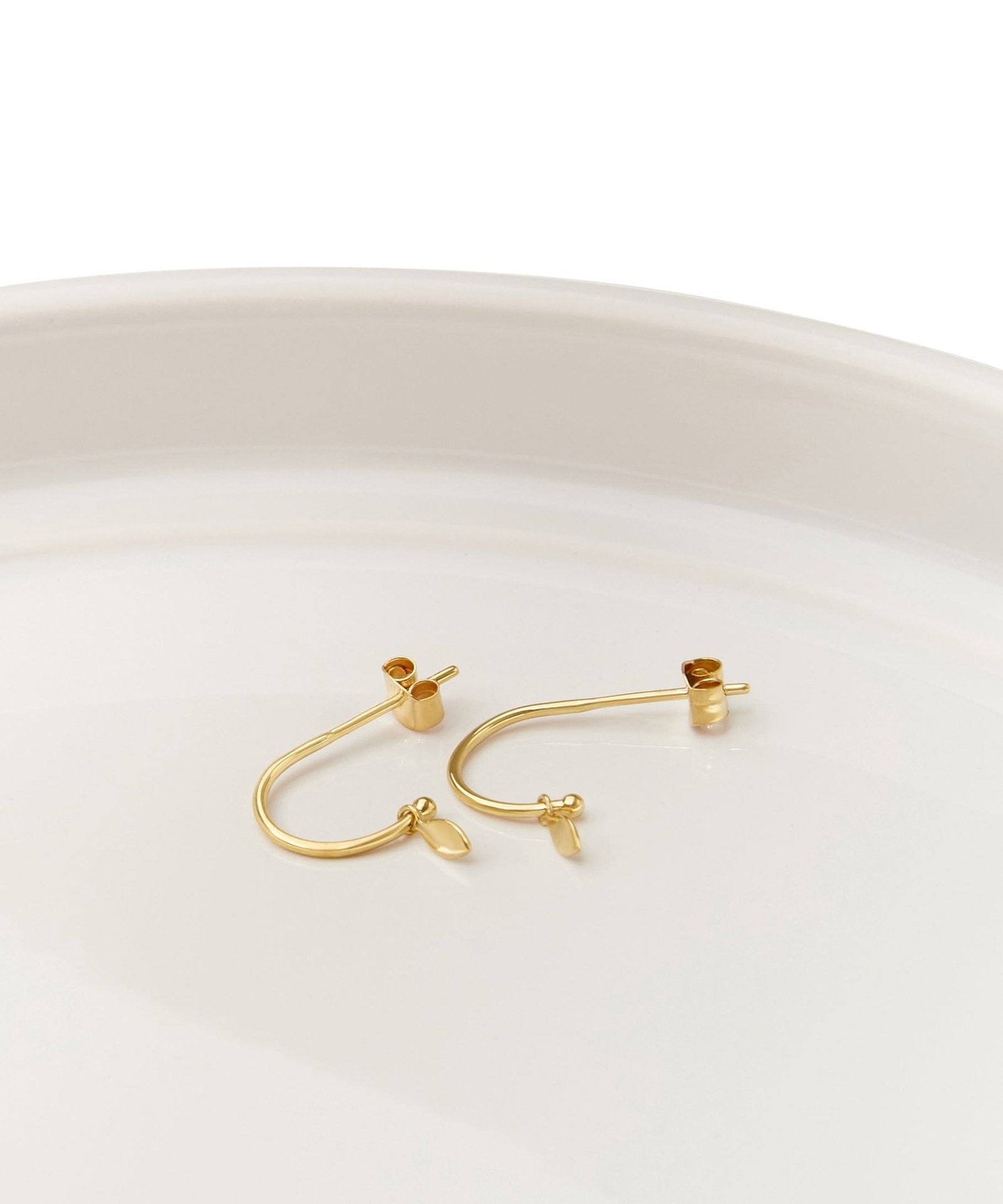 Picture of Luna Rae Solid 9k Gold Drops of Dawn Earrings