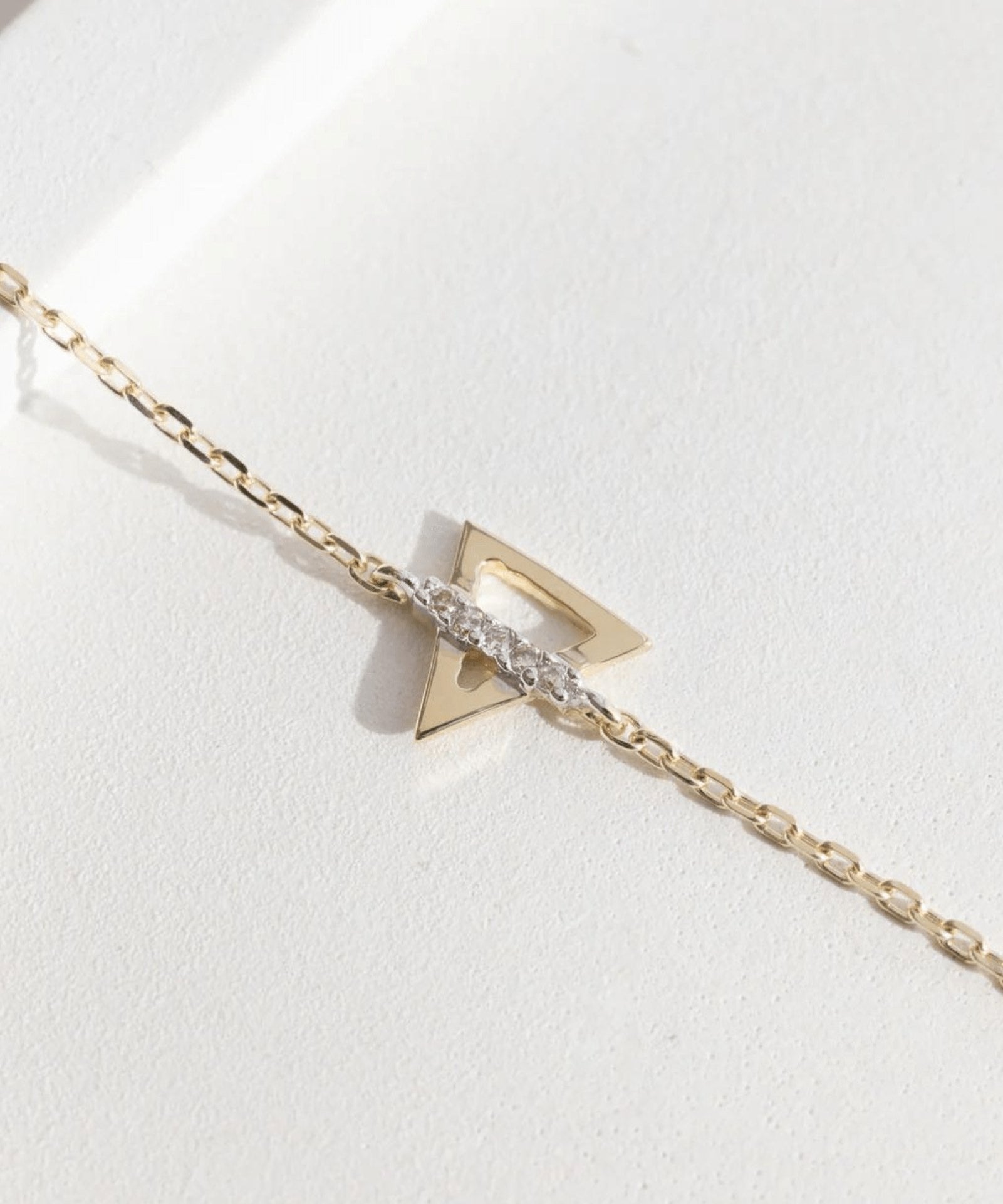 Picture of Luna Rae Solid 9k Gold Earth Element Bracelet