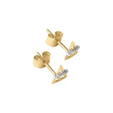 Picture of Luna Rae Solid 9k Gold Earth Element Studs