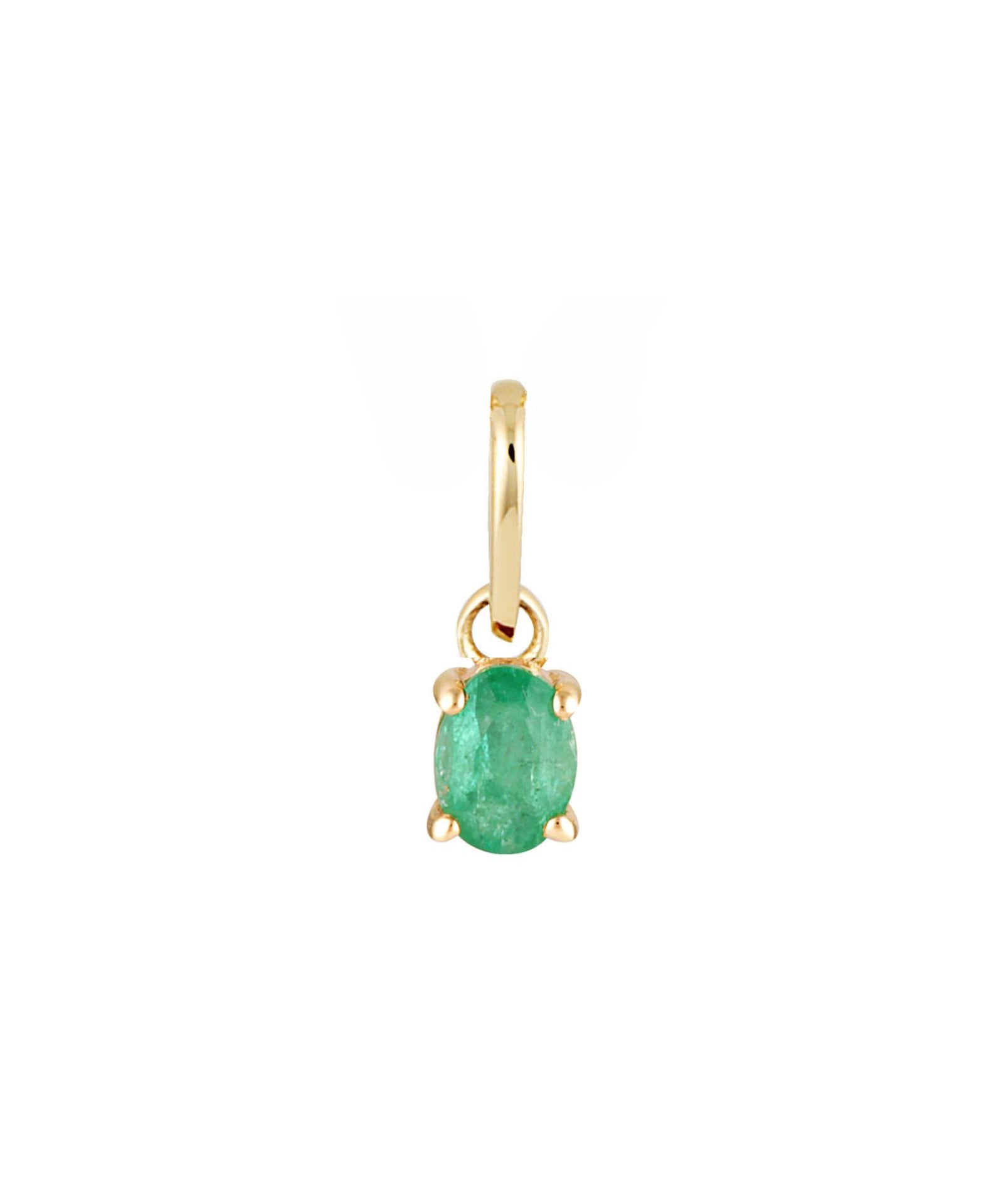 Picture of Luna Rae Solid 9k Gold Emerald Necklace