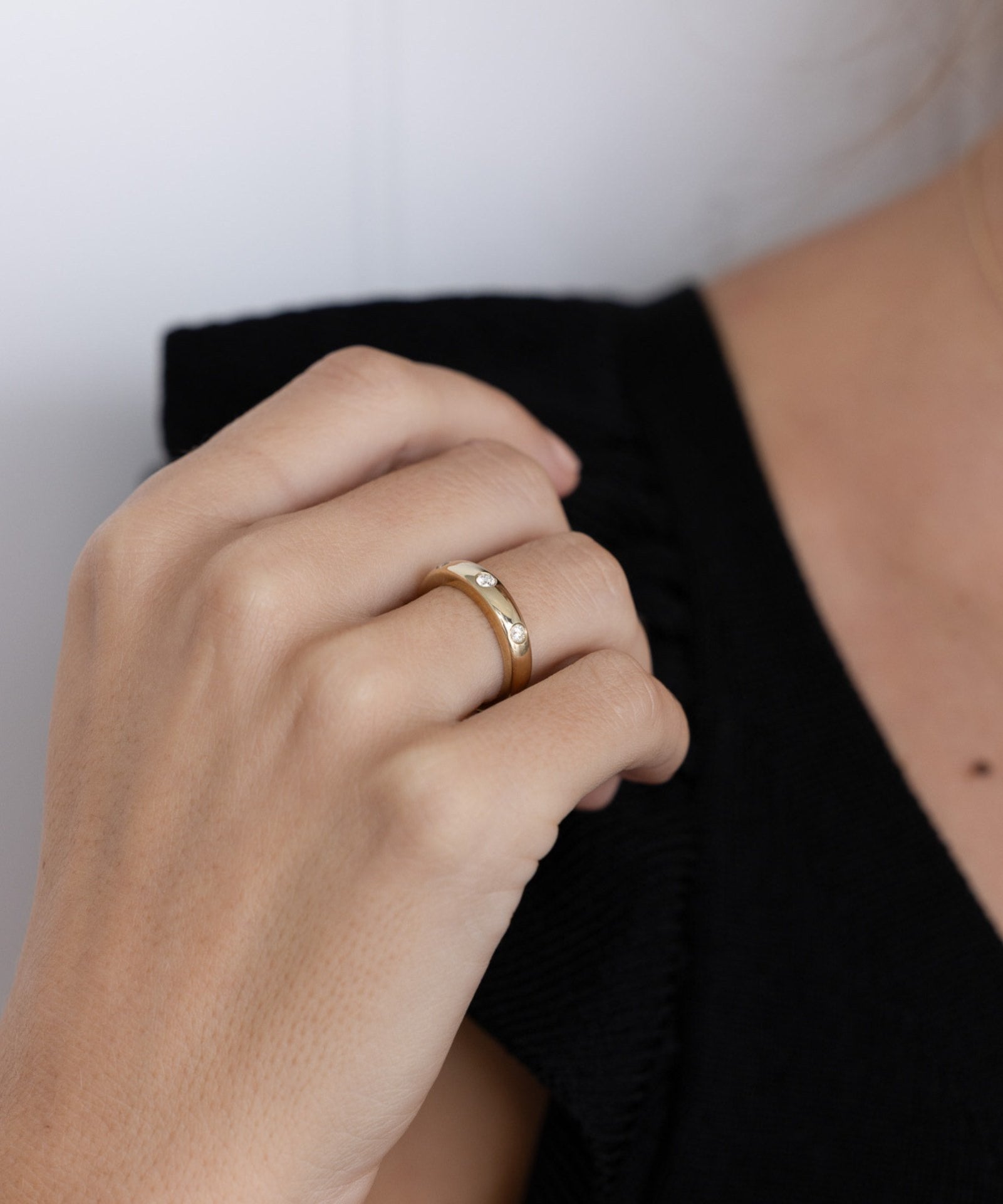 Picture of Luna Rae Solid 9k Gold Esme Ring