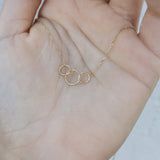 Yellow Gold Ever Ours Necklace