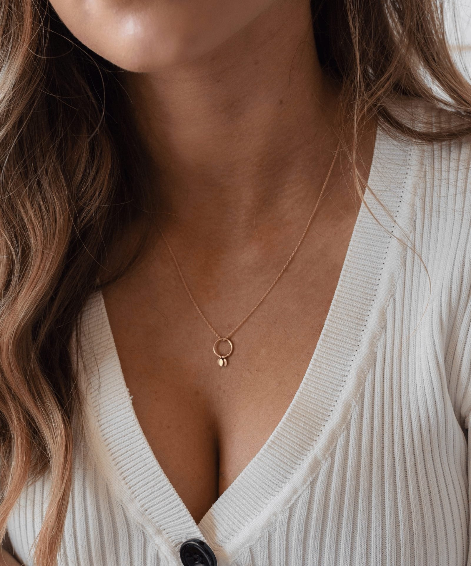 Picture of Luna Rae Solid 9k Gold Falling Stars Necklace