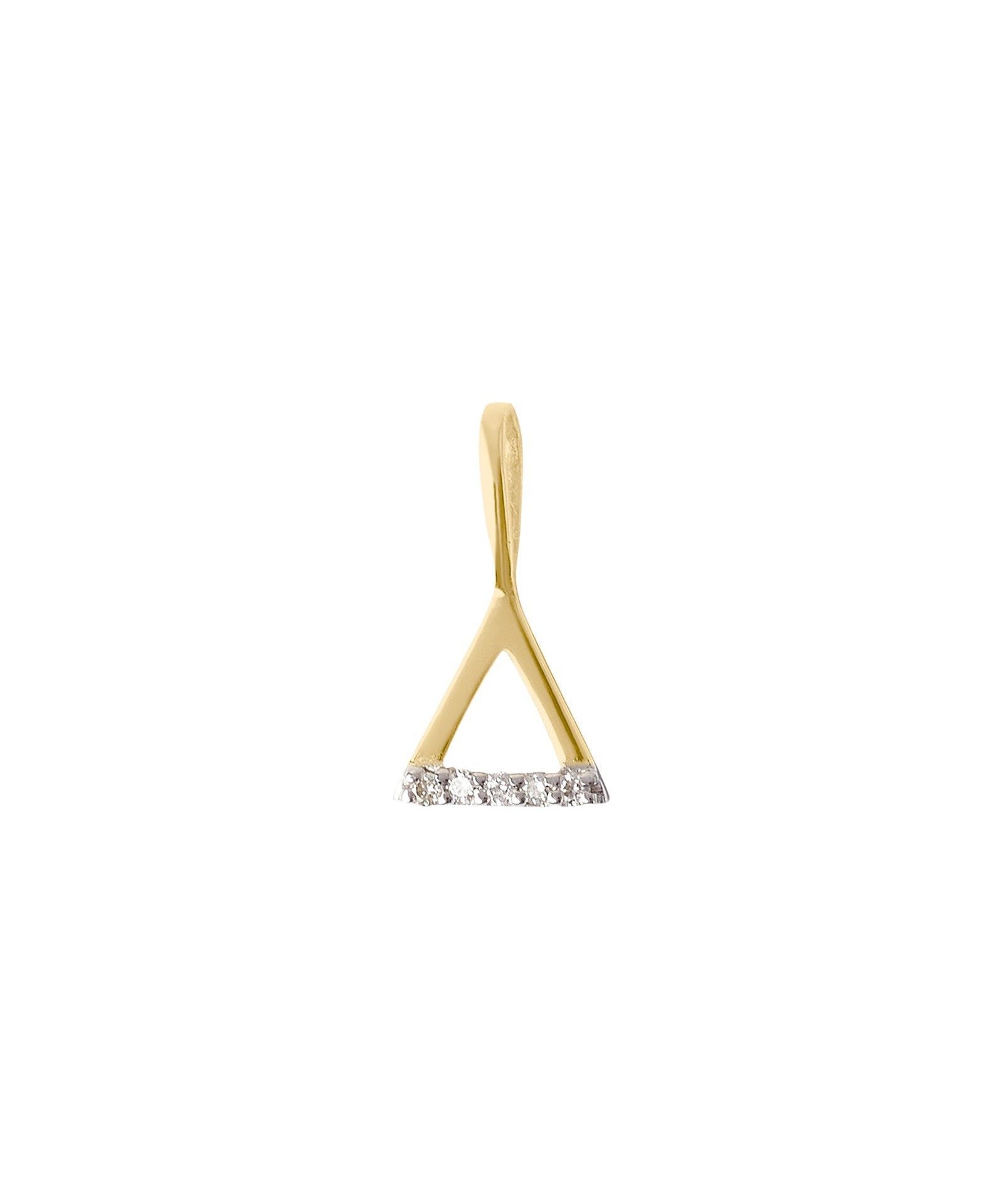 Picture of Luna Rae Solid 9k Gold Fire Element Necklace