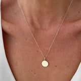 Flat Disc Imprint Pendant