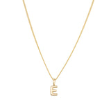 Gold Vermeil Classic Bubble Letter Necklace