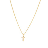 Gold Vermeil Classic Bubble Letter Necklace
