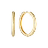 Gold Vermeil Classic Hoops Large