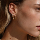 Gold Vermeil Classic Hoops Large