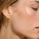 Gold Vermeil Classic Hoops Medium