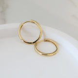 Gold Vermeil Classic Hoops Medium