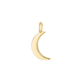 Gold Vermeil Crescent Pendant