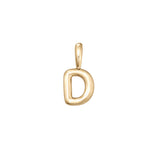 Gold Vermeil Bubble Letter Pendant