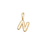 Gold Vermeil Bubble Letter Pendant