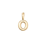 Gold Vermeil Bubble Letter Pendant
