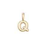 Gold Vermeil Bubble Letter Pendant