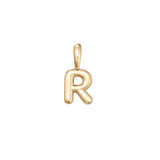 Gold Vermeil Bubble Letter Pendant