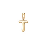 Gold Vermeil Bubble Letter Pendant