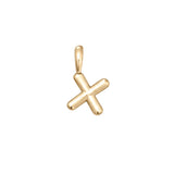 Gold Vermeil Bubble Letter Pendant