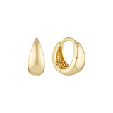 Gold Vermeil Domed Huggies