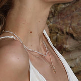Gold Vermeil Petite Pearl Necklace