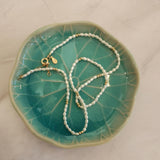 Gold Vermeil Petite Pearl Necklace