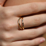 Gold Vermeil Pink Sapphire Ring