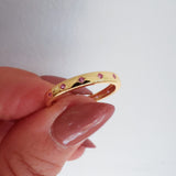 Gold Vermeil Pink Sapphire Ring